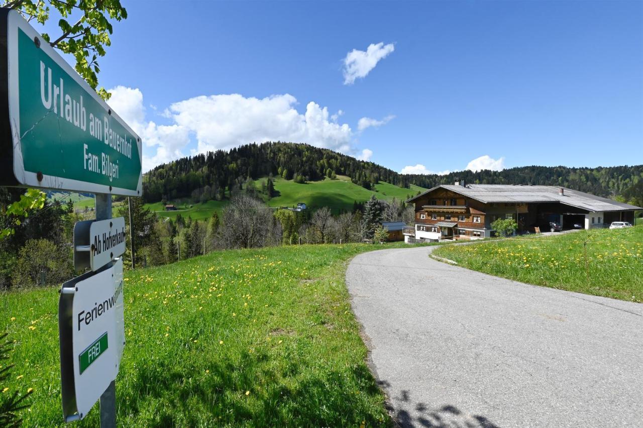 Vila Bauernhof Bilgeri Hittisau Exteriér fotografie